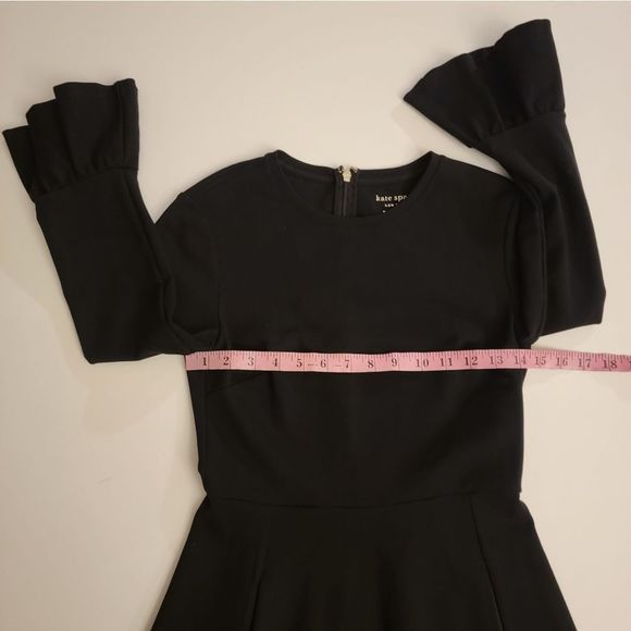 Kate Spade Bell Sleeve Pointe Pleated Dress - Picture 4 of 14